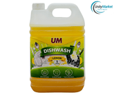 UM Dishwash Lemon 5 Litre – Tough on Grease, Gentle on Hands | Fresh Lemon Power - Unity Market